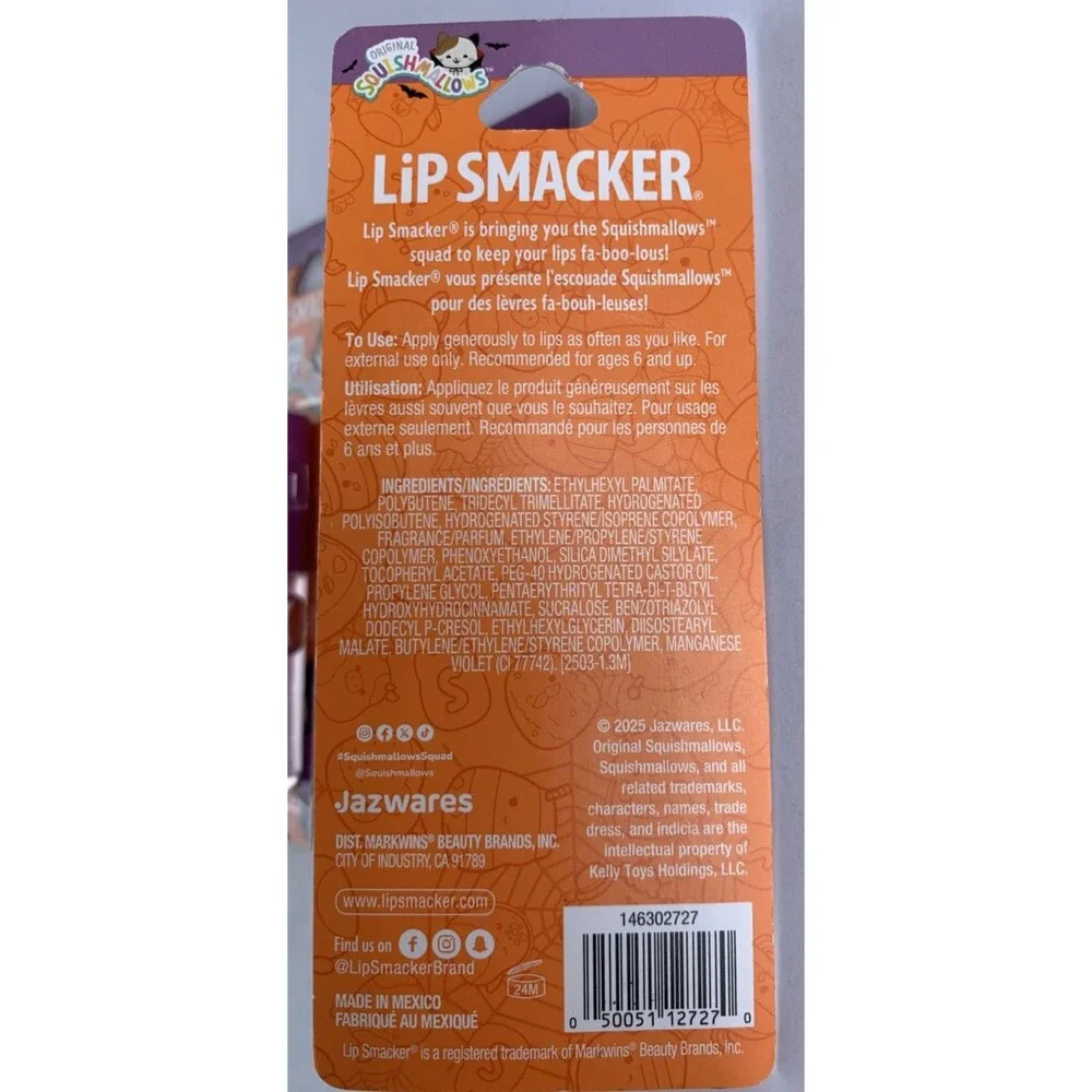Squishmallows lip smackers